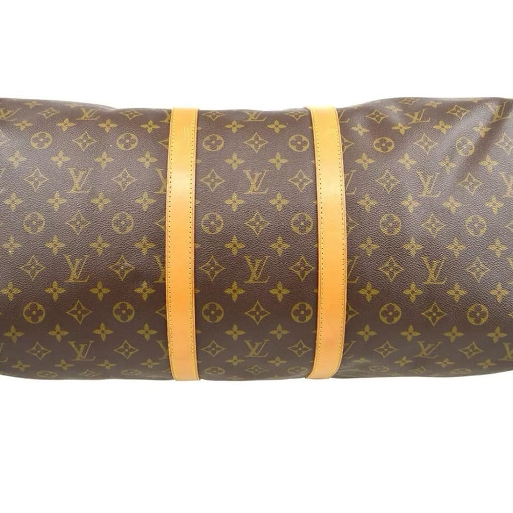 Louis Vuitton Brown Monogram keepall 55 B - Picture 2 of 9
